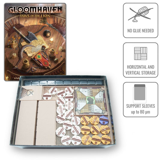 Gloomhaven: Lví chřtán - insert do deskové hry